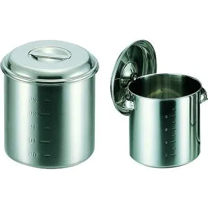 ■SUGICO キッチンポット手付(蓋付) φ550×H550 130.0L〔品番:SP55〕【1182378:0】[法人・事業所限定][直送元][店頭受取不可]