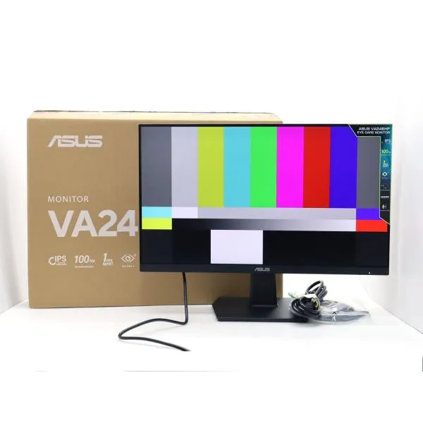 モニター 【新品未開封】ASUS VA24EHF-P 23.8インチ非光沢IPSパネル フルHD 1920x1080ドット HDMI入力 ゲーミングディスプレイ 100Hz
