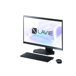 【長期保証付】NEC LAVIE A23 PC-A2355LAB 23.8型 Core i5 Win11Home メモリ16GB SSD512GB OfficeOP付 一体型デスクトップ A2355/LAB ファインブラック