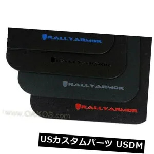 マッドガード 泥除け ラリーアーマークラシックマッドフラップブラック '/ブラック用ロゴ付き'02 -'07 WRX＆amp; A STi MF1-BLK Rally Armor Classic Mud Flaps Black w/ Black Logo for '02-'07 WRX STi MF1-BLK 【並行輸入