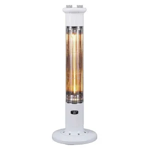 Aladdin (アラジン) 電気ストーブ 遠赤グラファイトeヒーター 900W ホワイト CAH-1G9D-W