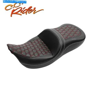 Seats C.C.ライダードライバーの助手席ハーレーツーリングエレクトラグライド09-アップに適しています C.C. RIDER Driver Passenger Seat Fit For Harley Touring Electra Glide 09-Up【並行輸入品】