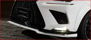 アーティシャンスピリッツLEXUS NX 300/300h AGZ1＃/AYZ1＃ 後期 SPORTS LINE BLACK LABEL FRONT UNDER SPOILER（F SPORT バンパー専用） FRP