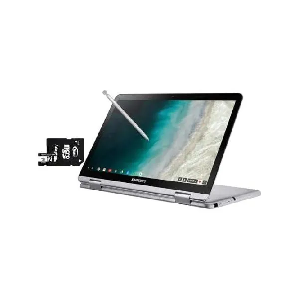 Samsung Chromebook Plus V2 12.2" FHD 2-in-1 Touch Laptop (Intel Celeron 3965Y 2-Core, 4GB RAM, 192GB Storage (64GB SSD+128GB Micro SD Card), _並行輸入