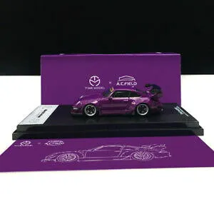 【送料無料】模型車 モデルカー タイムモデル×フィールドプロシェtime model x ac field 164 prosche rwb 993 purple