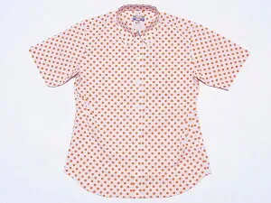 Dry Bones[ドライボーンズ] ボタンダウンシャツ ドット柄 半袖 DS-2166 Dot Print BD Shirt (ORANGE) 送料無料 代引き手数料無料 【RCP】