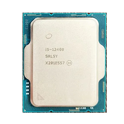 CPU I5-12400 I5 12400 2.5gHz 6コア12スレッド CPUプロセッサ10NM L3 = 18M 65W LGA 1700クーラーはありません