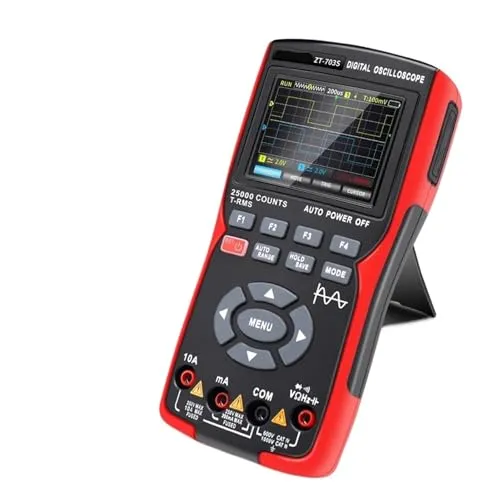 オシロスコープマルチメータ、 ZT703S 3in1 デジタルオシロスコープ マルチメーター 50MHz 280MSレート PC波形データストレージ デュアルジェネレーター