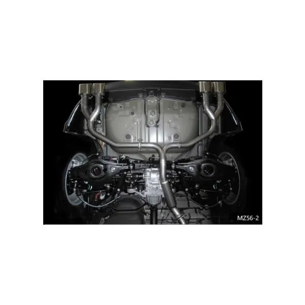 エムズスピード ハリアー AVU65W 前期 エキゾーストシステム 左右4本出し MZ56-2 2293-0245 M'z SPEED LUV LINE ラヴライン