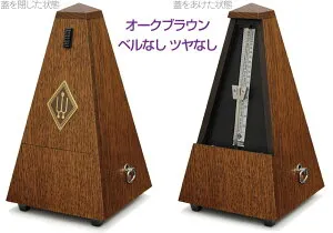 Wittner ウィットナー 808 システム メルツェル オークブラウン ベルなし つや消し 振り子式 メトロノーム System Maelzel wooden casing metronome 北海道 沖縄 離島不可