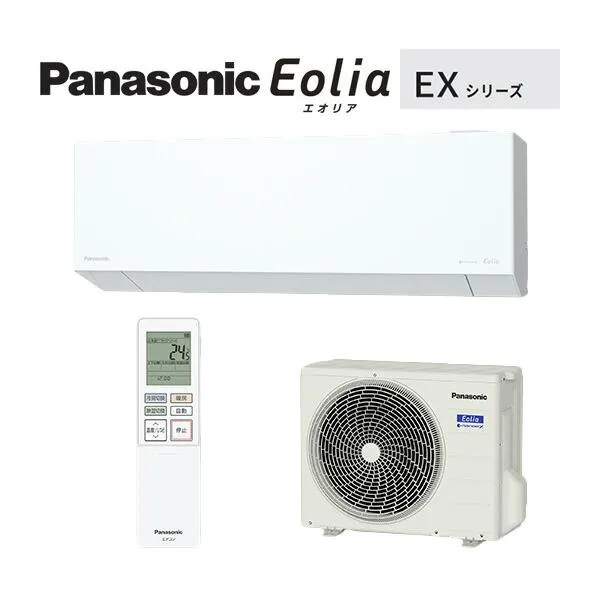 パナソニック ルームエアコン【CS-366DEX W】クリスタルホワイト 2026年 EXシリーズ Eolia(エオリア) 単相100V 12畳用 (旧品番 CS-365DEX W)