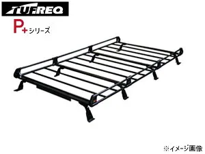 【4/24 20時～エントリーでP5倍★26日まで】デリカバン BVM20 全車 H23.10～H31.4 ルーフキャリア TUFREQ タフレック PF442A+ P+シリーズ プラス 8本脚 法人のみ配送 送料無料