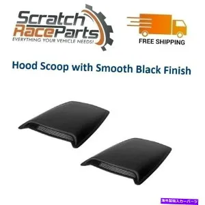 フードベントトリム AVSミディアムブラック2ピースフードスクープ80002滑らかなブラック仕上げ AVS Medium Black 2-Piece Hood Scoop with 80002 Smooth Black Finish【並行輸入品】