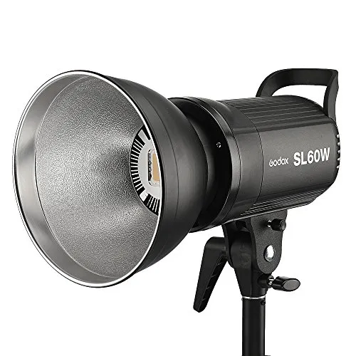 GODOX SL60-Wビデオライト 60Ｗ 色温度5600K±300K Bowensマウント 10％～100％調節可能