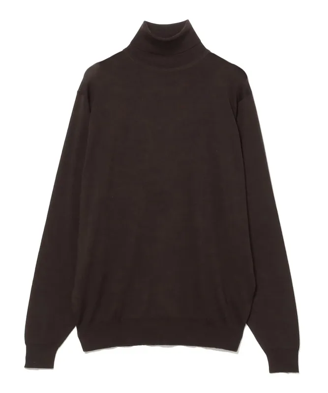 JOHN SMEDLEY ジョン スメドレー / LEVIN 30ゲージ タートルネックニット トップス MEN FAULKNER BROWN S