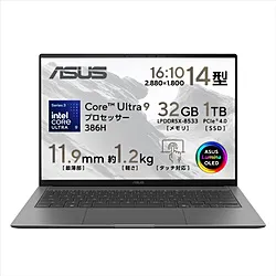 ASUS(エイスース) ノートパソコン Zenbook S14 (UX5406) アントリムグレー UX5406AA-T3U9321GRS
