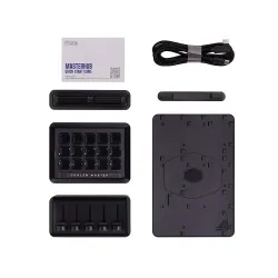 MasterHUB Creator Kit/クリエイター向けコントロールデバイス/モジュール式/ベースモジュール・15xKey IPS Display・5xFader・2xRollerのセット