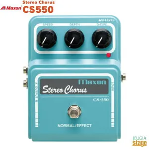 MAXON CS550 Stereo Chorusマクソン コーラス【Stage-Rakuten Guitar Accessory】effector effect pedal エフェクター モジュレーション系