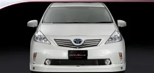 SILKBLAZE シルクブレイズ (Aero/エアロ) プリウス α ZVW40 41W 前期 エアロ3点セット（フロントスポイラー、サイドステップ、リアスポイラー※バッグフォグ無し）