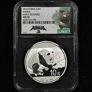 2016 シルバー 30 グラム パンダ ? NGC MS-69 ? 10 元 10Y カンフー パンダ 3 ?信頼できる?