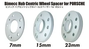 【送料無料】[KYO-EI]ハブ付き Bimecc Hub Centric Wheel Spacer【15mm 5H PCD130 4枚】新品4枚/オフセット調整/メール便発送【品番:SP15POR】