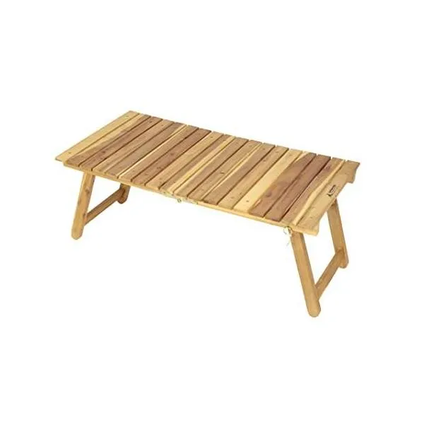 キャプテンスタッグ(CAPTAIN STAG) アウトドアテーブル テーブル FDローテーブル 幅90cm 木製 CSクラシックス UP-1059