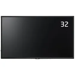 32型パブリック液晶ディスプレイ/1920×1080/DisplayPort、ミニD-Sub15ピン、HDMI、RS-232C、ステレオミニジャック/ブラック/スピーカ/〔3年保証〕