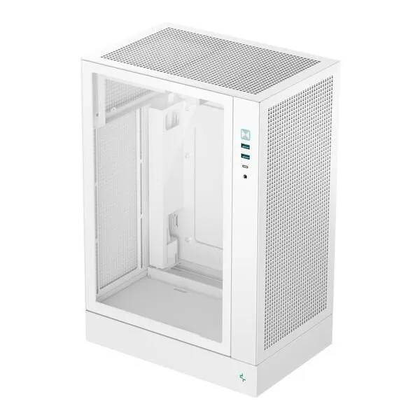 DEEPCOOL R-CH170-WHNGM0-G ホワイト CH170 PLUS WH ミニタワー型PCケース