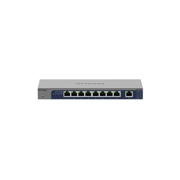 NETGEAR Inc. GS108MX ギガ8P 10G/マルチギガアップリンク スイッチ GS108MX-100JPS