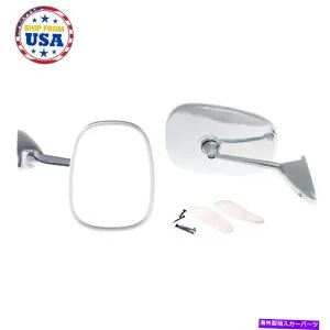 USミラー 1975-1984 Vauxhall Chevette Hatchback Van L/Rアルミニウムクロムドアフェンダーミラー 1975-1984 VAUXHALL CHEVETTE HATCHBACK VAN L/R ALUMINUM CHROME DOOR FENDER MIRROR【並行輸入品】
