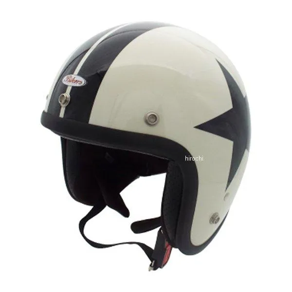 【メーカー在庫あり】 4984679513978 TNK工業 JS-65R SMALL JETヘルメット パールホワイトスター FREEサイズ (58～59cm) HD店