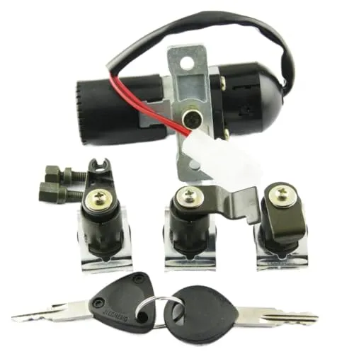 イグニッションスイッチとシートロックアセンブリ、キーキット付き FES125 FES150 Pantheon (1998?2002) および FES250 Foresight (MF04/MF05) と互換性あり ? 35010-KEY-900 35010