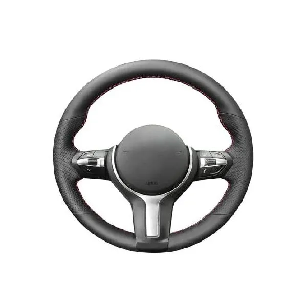 MEWANT レザーハンドルカバー BMW F87 M2 2015-2017 F80 M3 2014-2017 F82 M4 M5 F12 F13 M6 F85 X2 X5 M F86 X6 M F33 F30 M スポーツ/ステアリング用_並行輸入