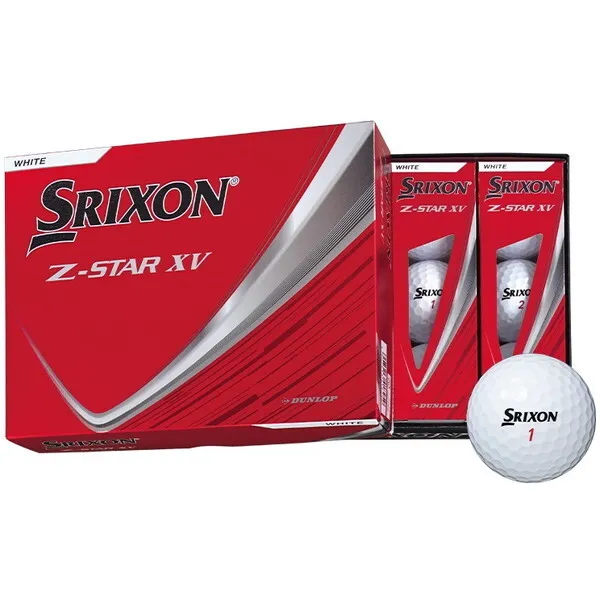 DUNLOP スリクソン Z-STAR XV ボール 2025年モデル ホワイト 1ダース(12個入り)