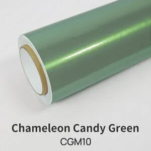 KKVINYL カーラッピングフィルム Chameleon Candy Green CGM10 (1.52mx18m)