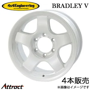 4x4エンジニアリング ジムニーシエラ JB74 ブラッドレーV アルミホイール 4本(16×6J 5-139.7 -6)4x4 Engineering BRADLEY V