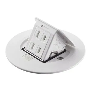 パナソニック() 住宅用F型アップコン 丸型 2コ口 マットホワイト DU1100MW