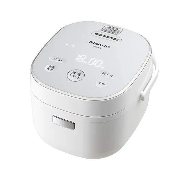 シャープ 炊飯器 KS-CF05B-W 3合 一人暮らし マイコン パン調理機能 ホワイト