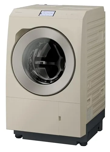 パナソニック 日本製 ドラム式洗濯乾燥機 幅63.9cm 洗濯12kg/乾燥6kg 右開き NA-LX129ER-C サンドグレージュ トリプル自動投入 温水スゴ落ち泡洗浄 ナノイーX はやふわ乾燥ヒートポンプ カラー液晶タッチパネル スマホで洗濯