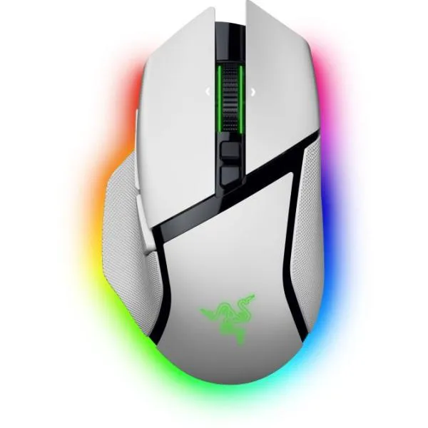 Razer (国内正規品)Razer Chroma RGB対応 ワイヤレスゲーミングマウス(ホワイト) Basilisk V3 Pro 35K (White Edition) RZ01-05240200-R3A1 返品種別A