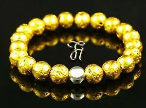 【送料無料】ジュエリー・アクセサリー スターリングシルバーブレスレットゴールドパールブレスレットlave galvanise avec 925er bracelet en argent sterling bracelet de perles or 8mm