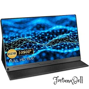 モバイルモニター EVICIV モバイルディスプレイ 15.6インチ ゲームモニター IPS液晶パネル 薄型 軽量 USB Type-C/標準HDMI スタンドカバー PS4/XBOX/Switch/PC/Macなど対応 EVC-1506