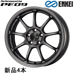 エンケイ パフォーマンスライン PF09 16インチ 16x6.5J +38 PCD100 5穴 Dark Silver ホイール 4本 ENKEI