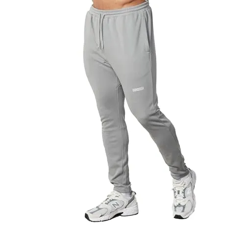 [Vanquish Fitness] Essentialモデル スティールグレー テーパードフィット スウェットパンツ Grey Extra Large