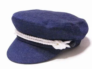 Dry Bones[ドライボーンズ] セーラーキャップ デニム DCH-531 Denim Sailor Cap デニムセーラーキャップ 帽子 (インディゴ) 【RCP】