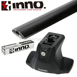 [inno XS250BK K899 XB130BK/XB130BK] 日産 サクラ R4.6～ B6AW エアロベース キャリアセット スルータイプ Carmate inno (カーメイト イノー)
