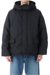 Super Light Nylon Hooded Outdoor Down Jacket - BLACK (RN29373002) Remi Relief(レミレリーフ)