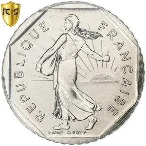 [#1278203] フランス、2 フラン、スムーズ、1981 年、パリ、ニッケル、PCGS、MS68、ガドゥリー:5