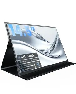 UWH14.5インチ4Kポータブルディスプレイ16:10IPSモバイルコンピュータディスプレイ1回線直接接続拡張外部スクリーン3840*21601500:1400cd/m2超薄型でポータブル、オフィスでの学習に使用できます