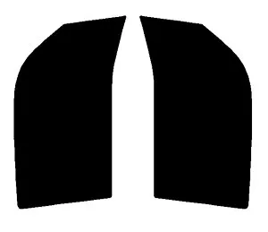 GHOST2 NEO(ゴースト2 ネオ) オーロラ79 運転席・助手席 ダイハツ ハイゼット ジャンボS500P S510P 後期カット済みカーフィルム UVカット 99％ 紫外線対策 断熱 IR効果 遮熱効果